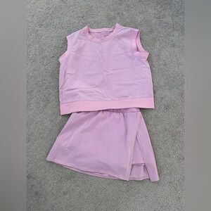 Purple Tank Skort Set